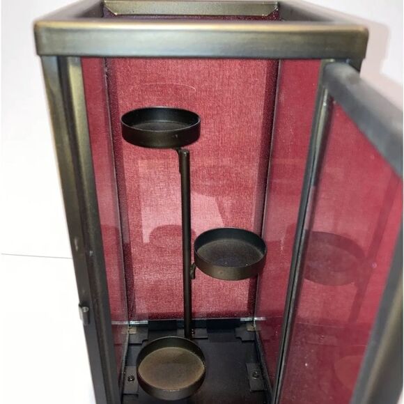 Vintage PartyLite Moroccan Spice Lantern Candle Rare Retired Antique Bronze NIB - Picture 10 of 16